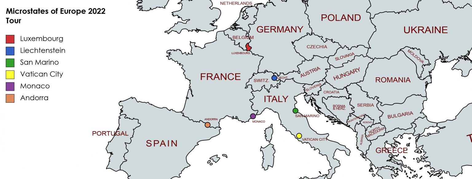 2022 – Microstates Of Europe Tour – New Travels 4 Us